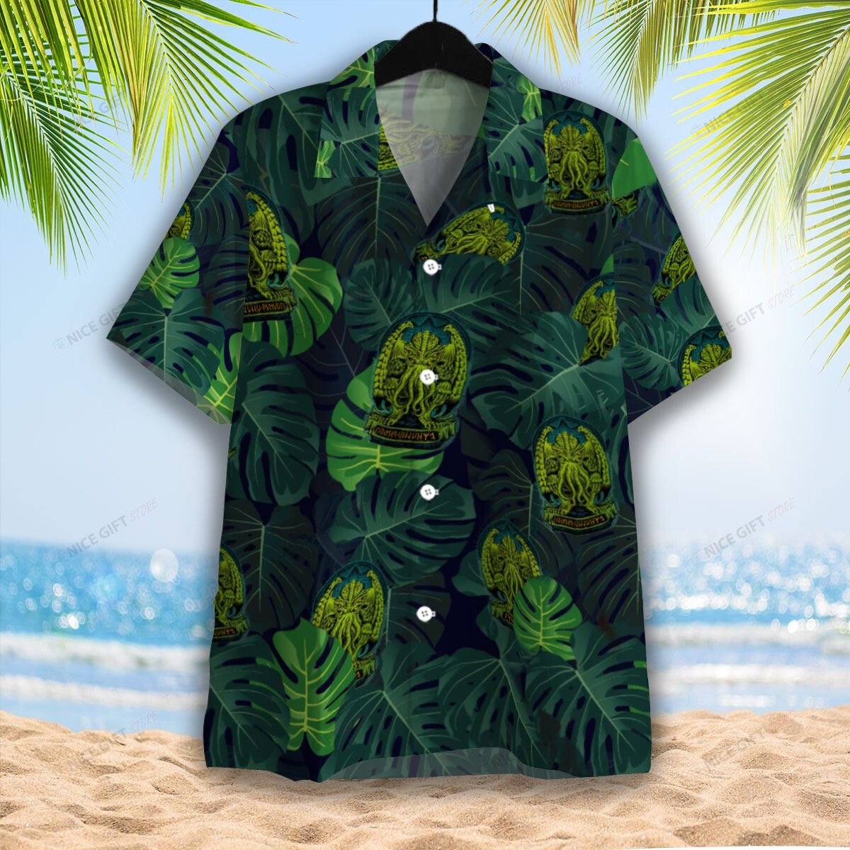 Cthulhu Hawaiian 3D Shirt 3Hs-T7W4