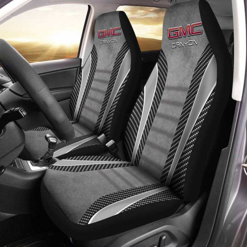 GMC Canyon VTH Car Seat Cover (Set of 2) Ver 1 (Grey)