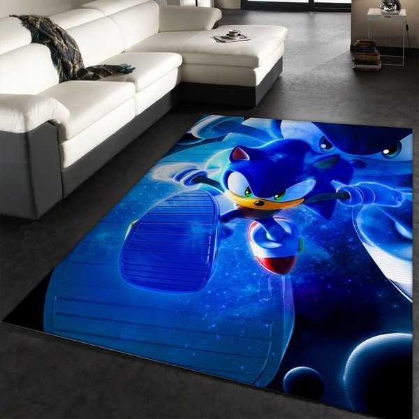 Sonic The Hedgehog VI Area Rug Living Room Rug Home Decor Floor Decor N98