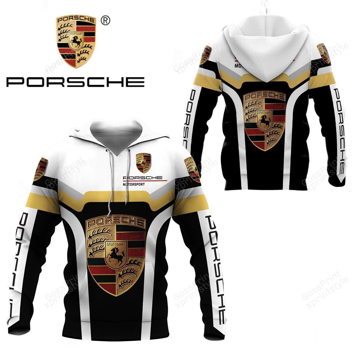 3D All Over Porsche Shirt Ver 22