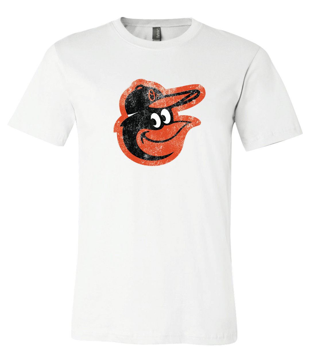 Baltimore Orioles Mascot Logo Distressed Vintage Logo T-Shirt 6 Sizes S-3Xl!!