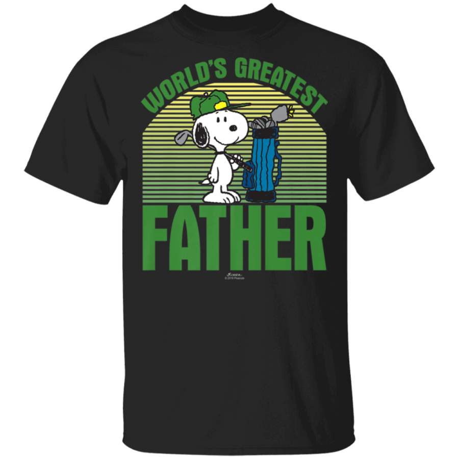 Peanuts Snoopy Worlds Greatest Father T-Shirt