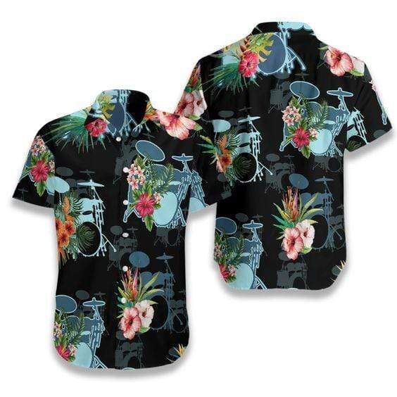 Check Out This Awesome Hawaii Aloha Shirts Amazing Musical Instruments Drum Ha19383