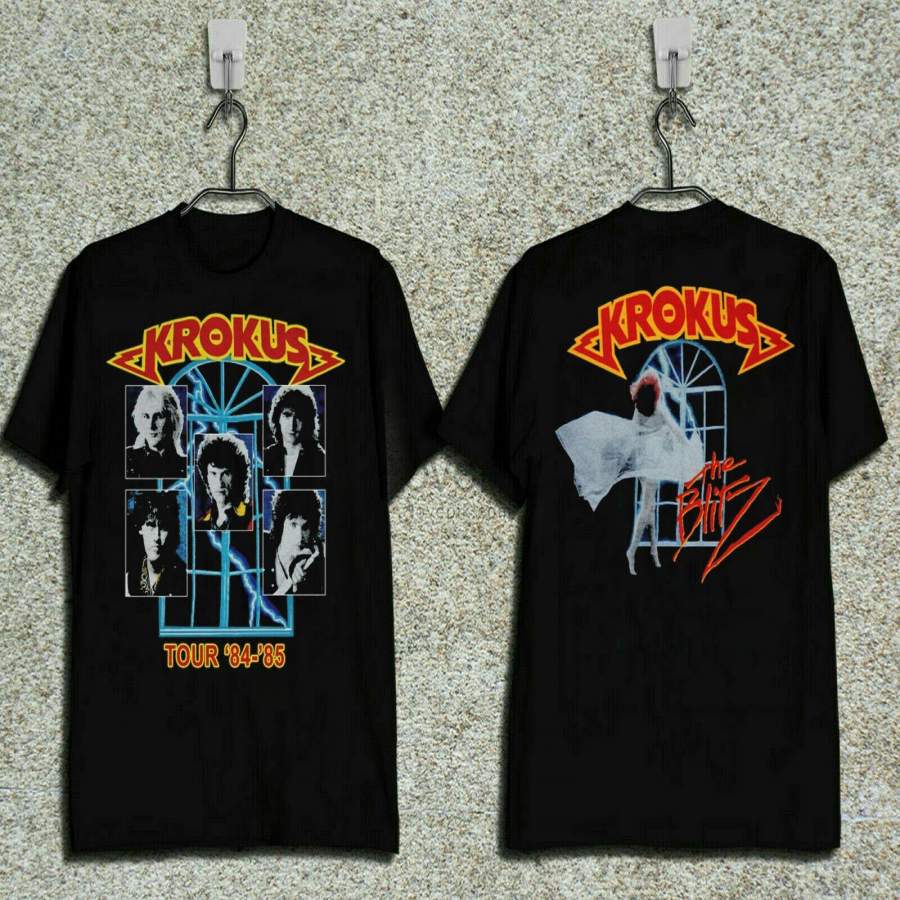 KROKUS The Blitz Tour T-shirt Gildan Shirt