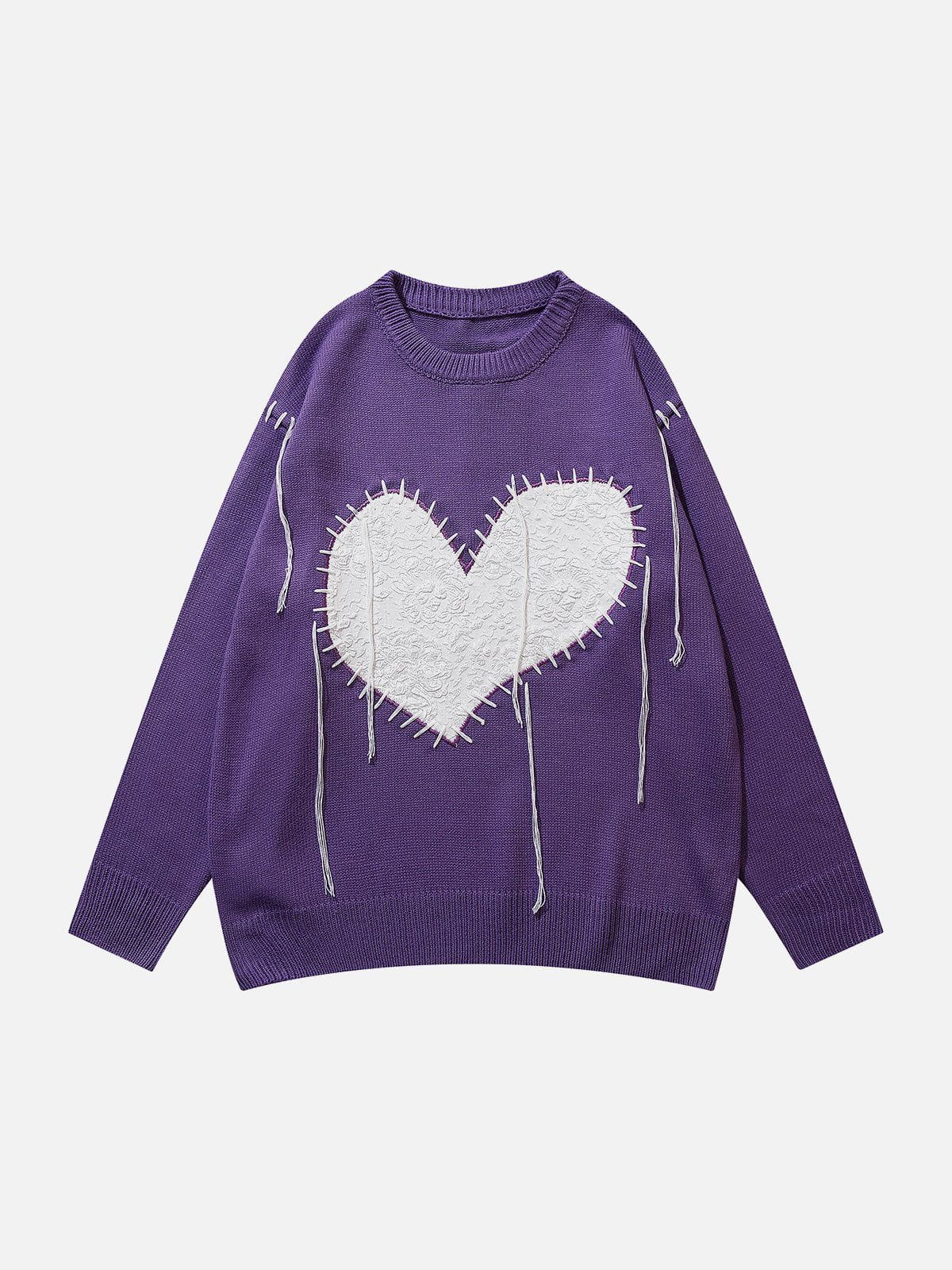 Talishko™ – Patch Love Heart Sweater