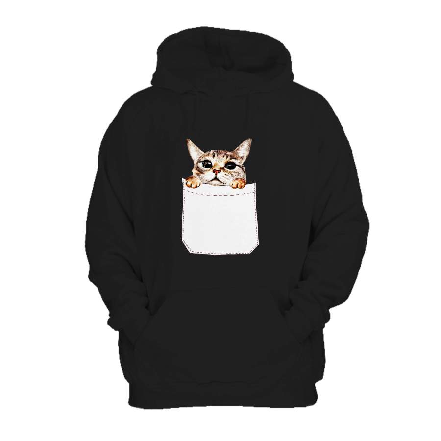 Pocket Cat Cute Kitten Series Hoodie