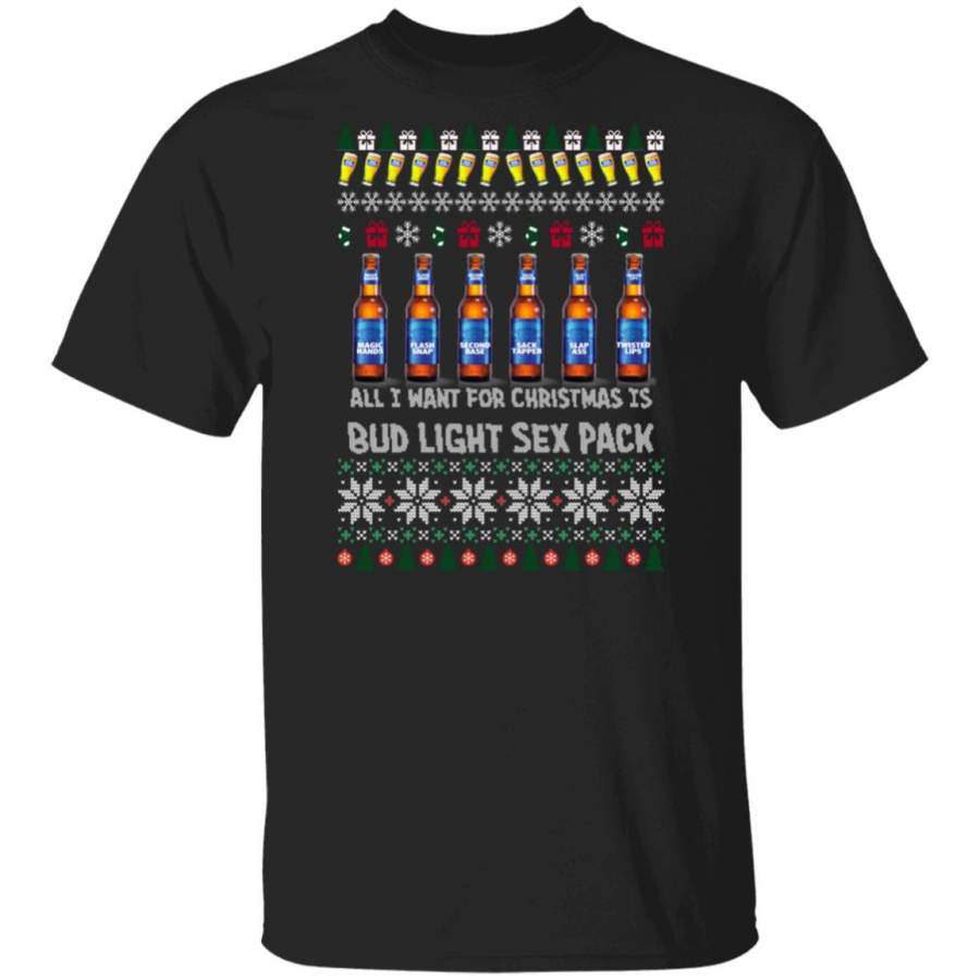 All I Want For Christmas Is Bud Light Sex Pack Ugly Christmas Sweater, Hoodie