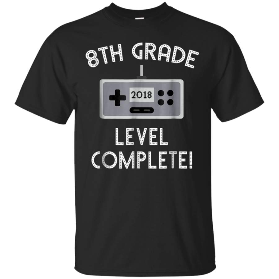 AGR 8th Grade Graduation Shirt Level Complete! Video Gamer Gift