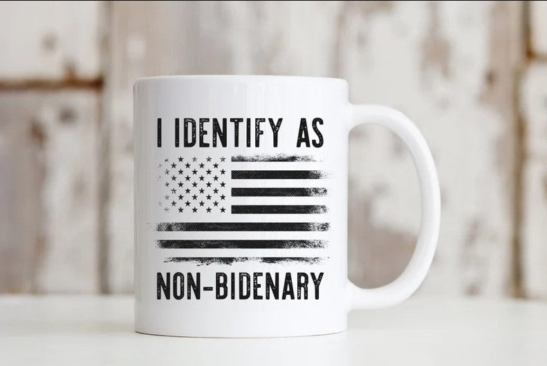 I Identify As Mug, President Mug, Fjb Mug, Let’S Go Brandon Mug, Lgb Fjb Mug, Cemaric Mug, Coffee Cup