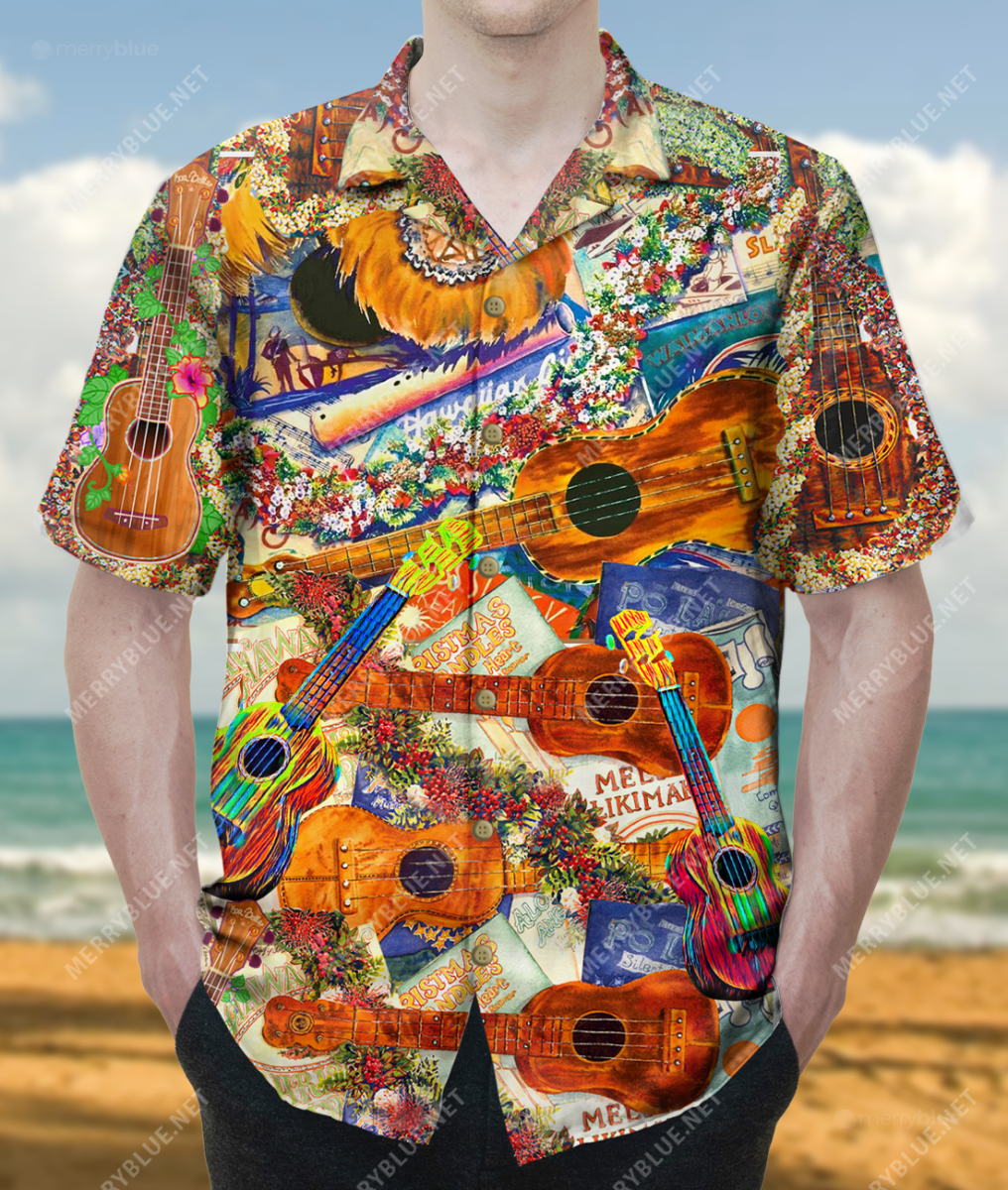 Every Place Is A Happy When You Play The Ukulele Unisex Hawaii Shirt Ha103388