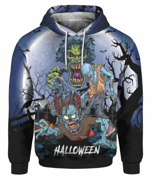 Zombie Halloween 3D All Over Printed Shirts For Men And Women, Gift For Halloween Day, Happy Halloween