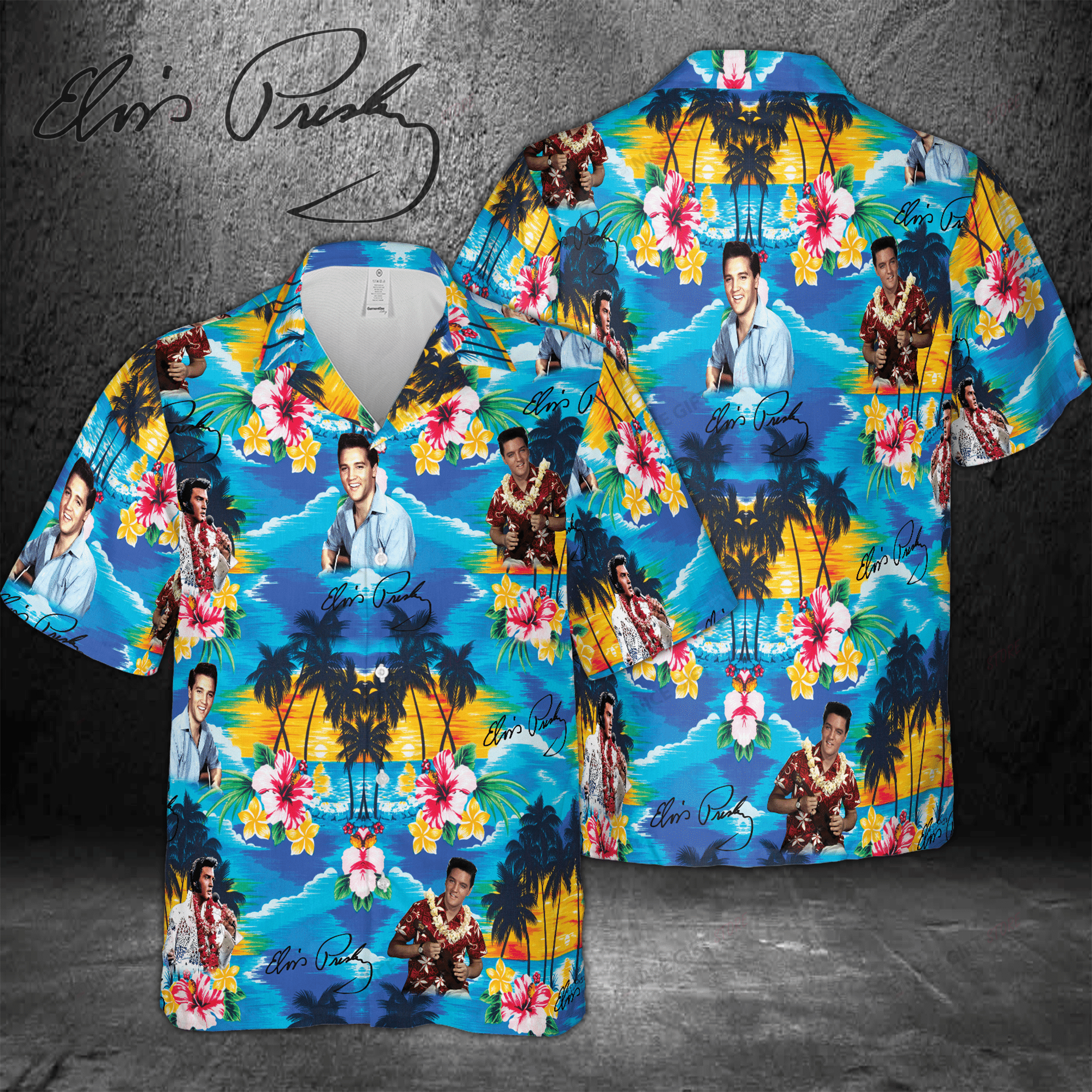 Elvis Presley Hawaiian 3D Shirt 3Hs-W6R0