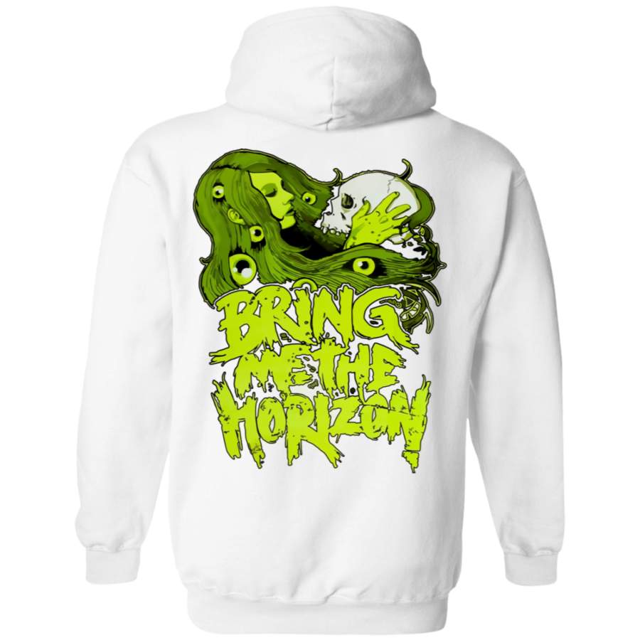 Bring me the Horizon skull Back print Pullover Hoodie