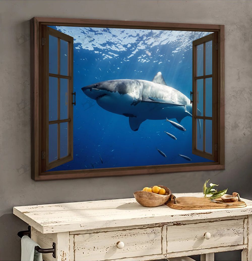 Shark Poster & Matte Canvas TRK21031301-TRD21031301