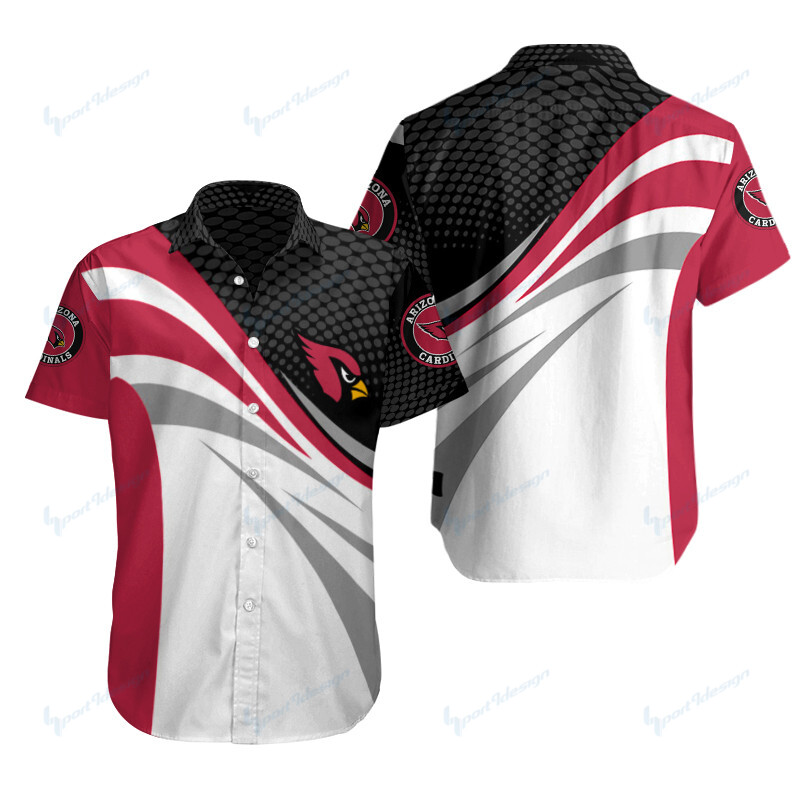 Arizona Cardinals Button Shirt Bg642