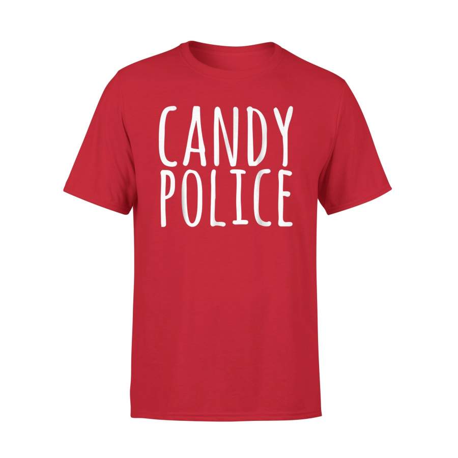 Candy Police Funny Mom Dad Halloween Costume Halloween t shirt