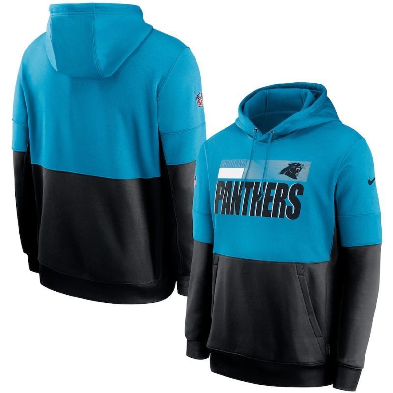 Carolina Panthers NFL 2020 Blue Hoodie Jersey