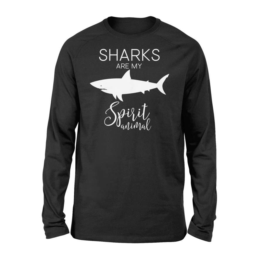 Cute Funny – Unique Sharks Lover Gift Long Sleeve T-Shirt