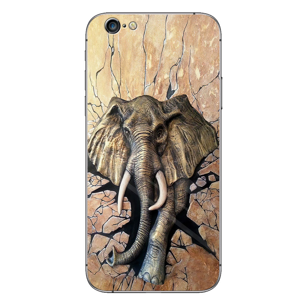 Peeking Elephant – Phone Case