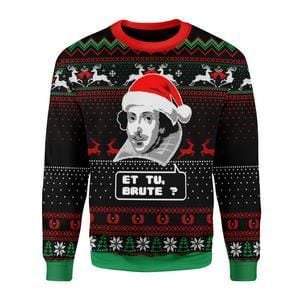 Brute Ugly Christmas Sweater | For Men & Women | Adult | Us6317