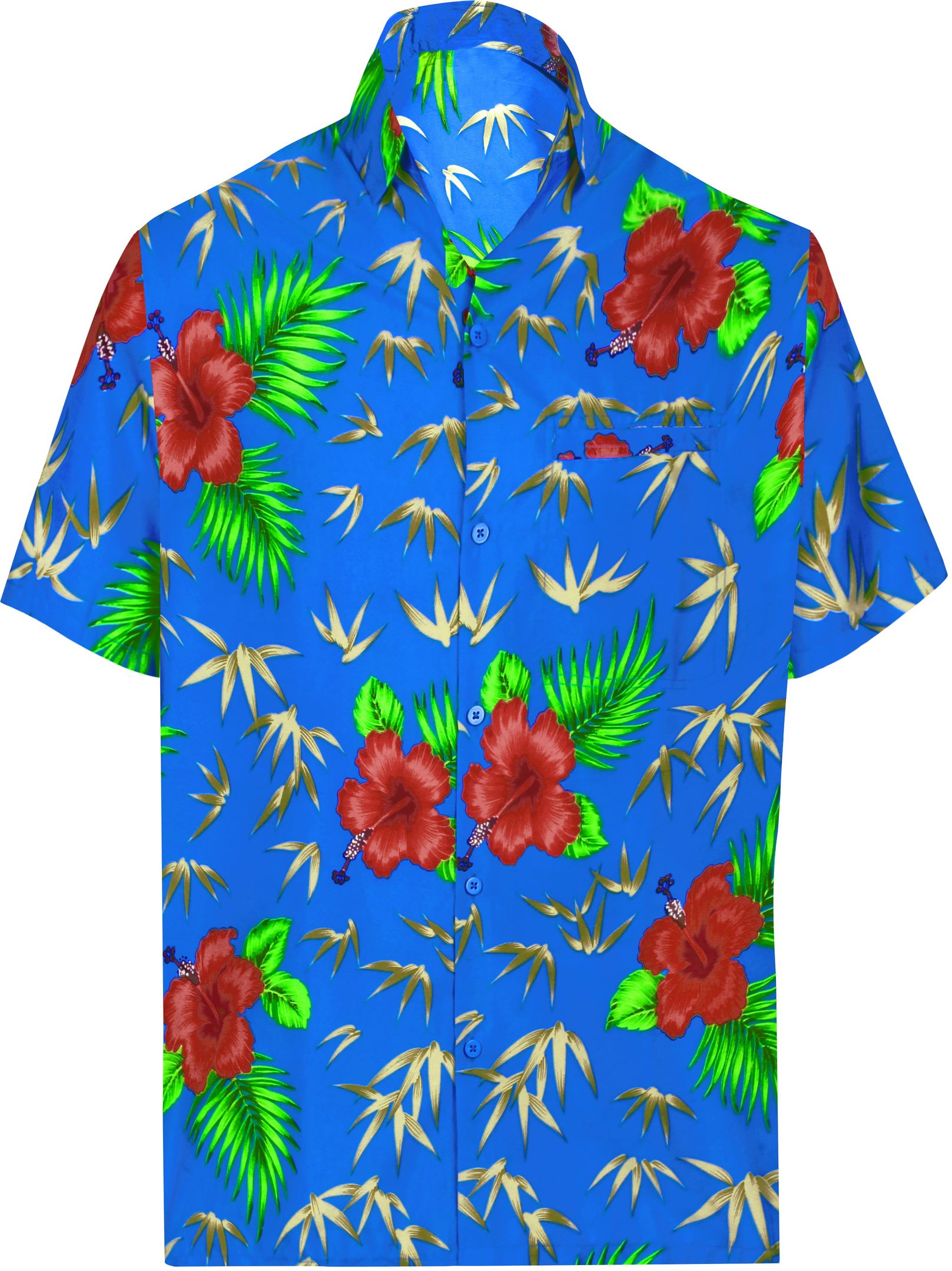 Leaf Blue Unique Design Hawaii Shirt Ha61561