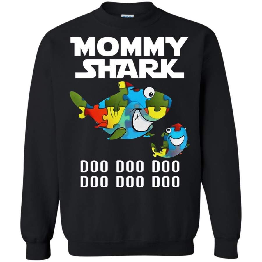 AGR Mommy Shark Autism Doo Doo Doo Shirt Sweatshirt