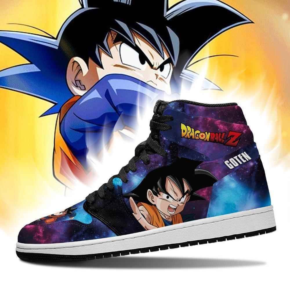 Goten Galaxy Dragon Ball Z Anime Air Jordan Sneaker2021 Shoes Sport Sneakers Air Jordan High Sneakers Sport Sneakers