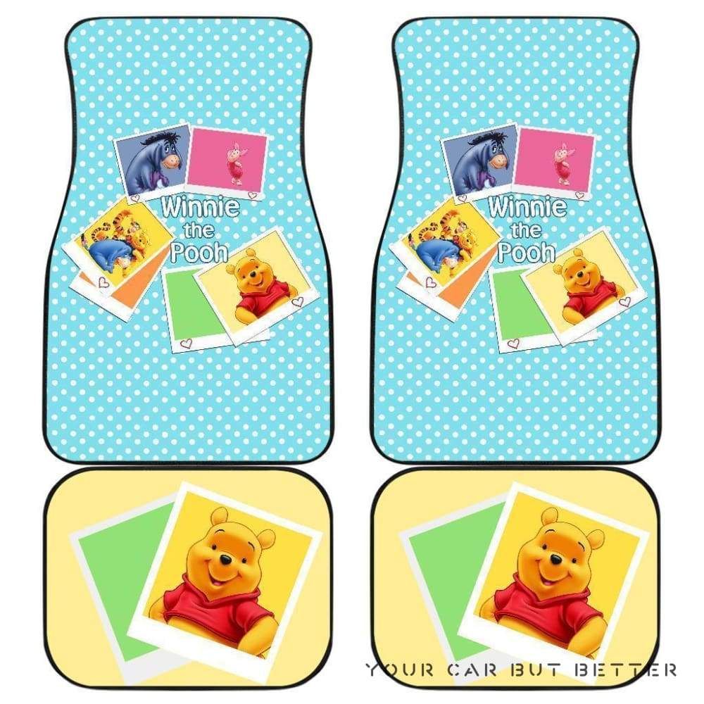 Pooh’S Friends Memories Moments Car Floor Mats 173218 Personalized Car Seat Floor Mat Custom Print