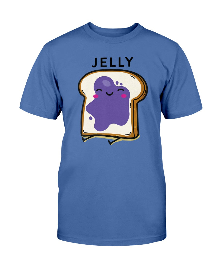 Peanut Butter&Amp; Jelly Matching Couple His Hers Outfits Custom Graphic T-Shirt