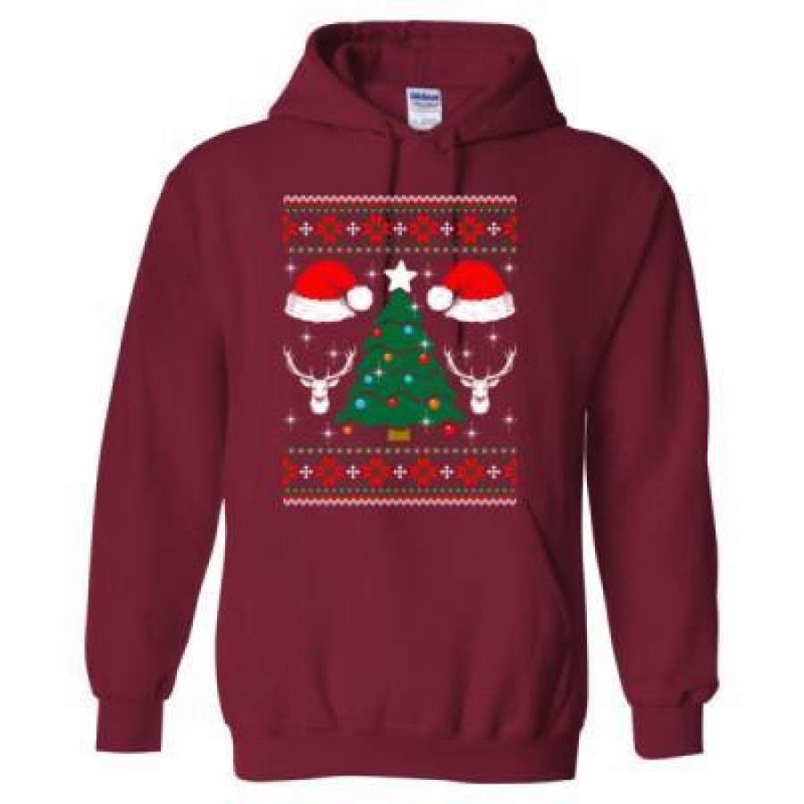 AGR Different Christmas Ugly Sweater Xmas – Heavy Blend™ Hooded Sweatshirt