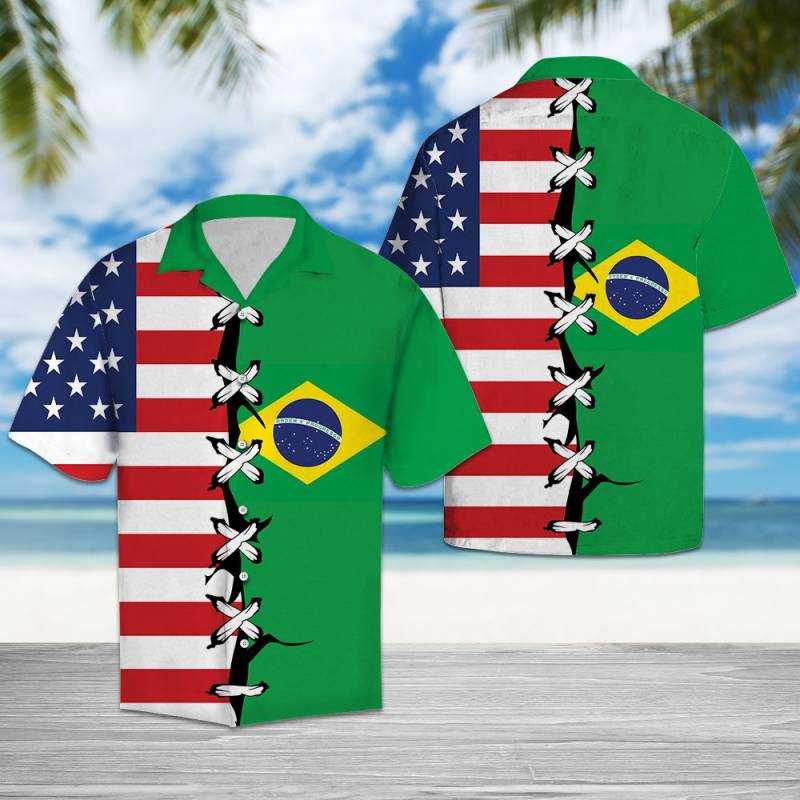 Brazil Root Hawaii Shirt Ha80165