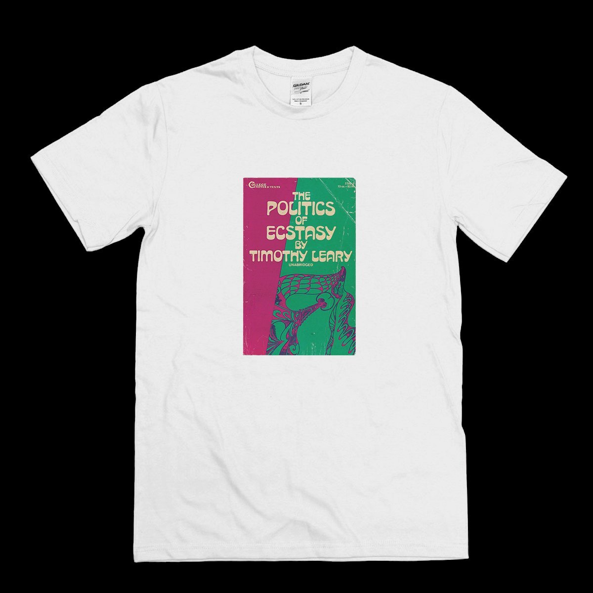 The Politics of Ecstacy Timothy Leary Vintage Book T-shirt