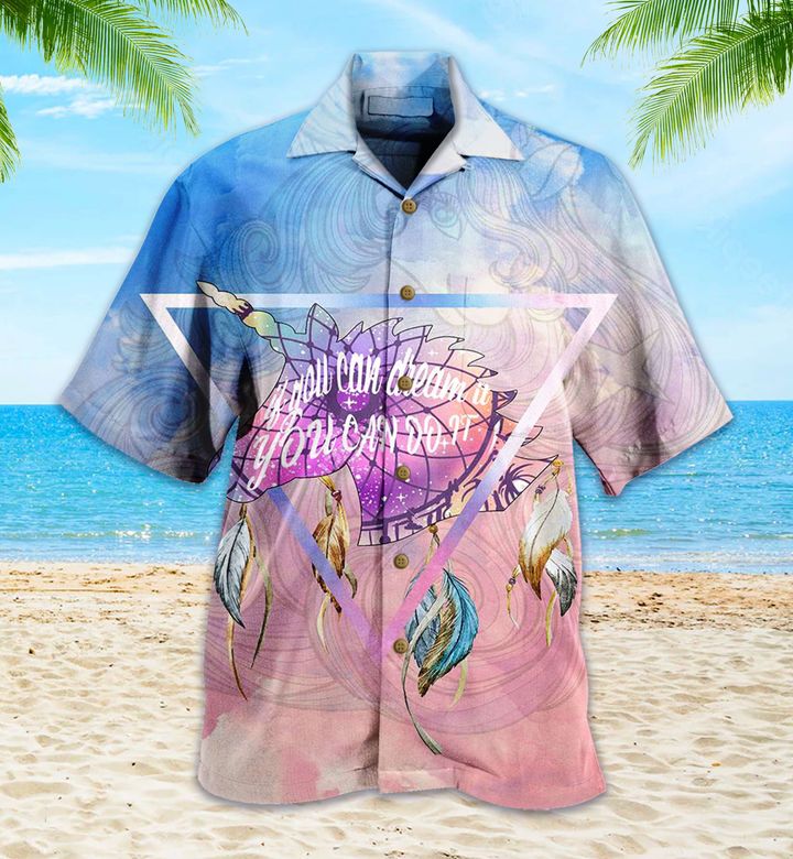 Unicorn Dreamcatcher Colorful Hawaii Shirt Ha81338