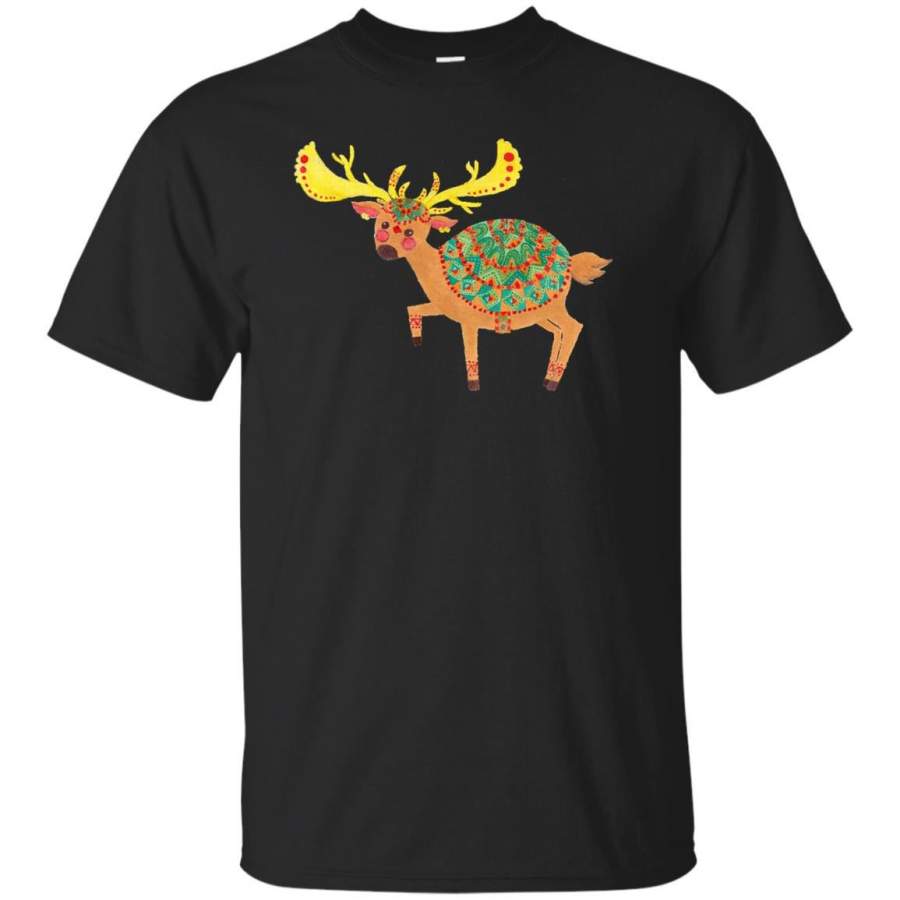 DEER – The Ethnic Christmas Deer T Shirt & Hoodie