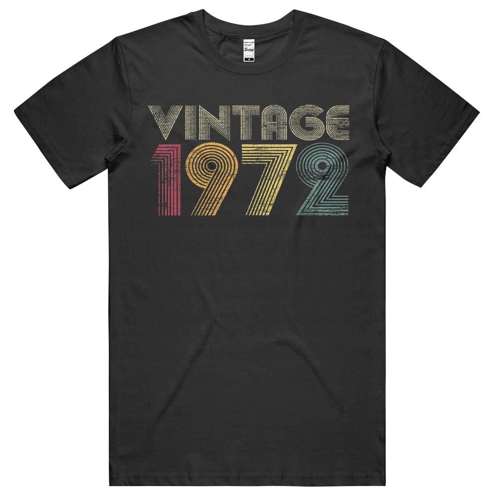 49th Birthday Gifts Year Old – Vintage 1972 Unisex Shirt