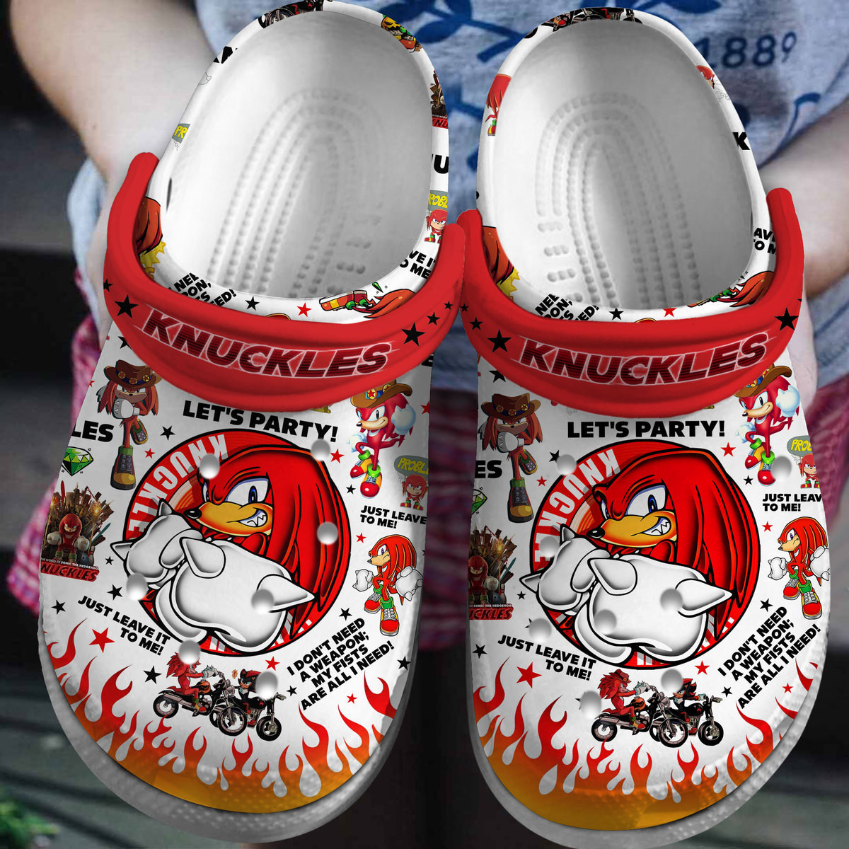 Knuckles Tv Series Crocss Clogs For Men Women And Kid Ttp2405487502