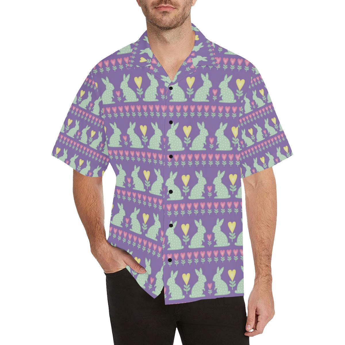 Rabbit Pattern Print Design Rb01 Hawaiian Shirt