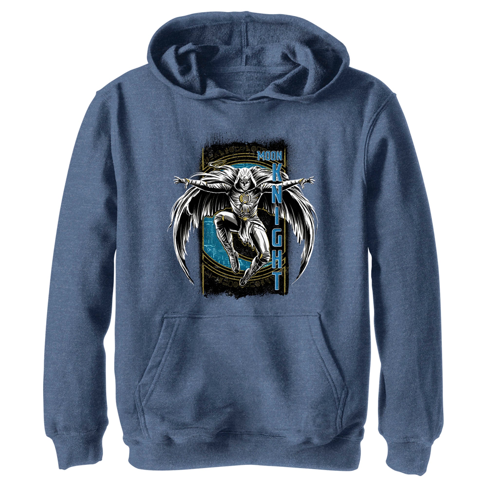 Boy’S Marvel: Moon Knight Jumping Into Action From Above Pull Over Hoodie