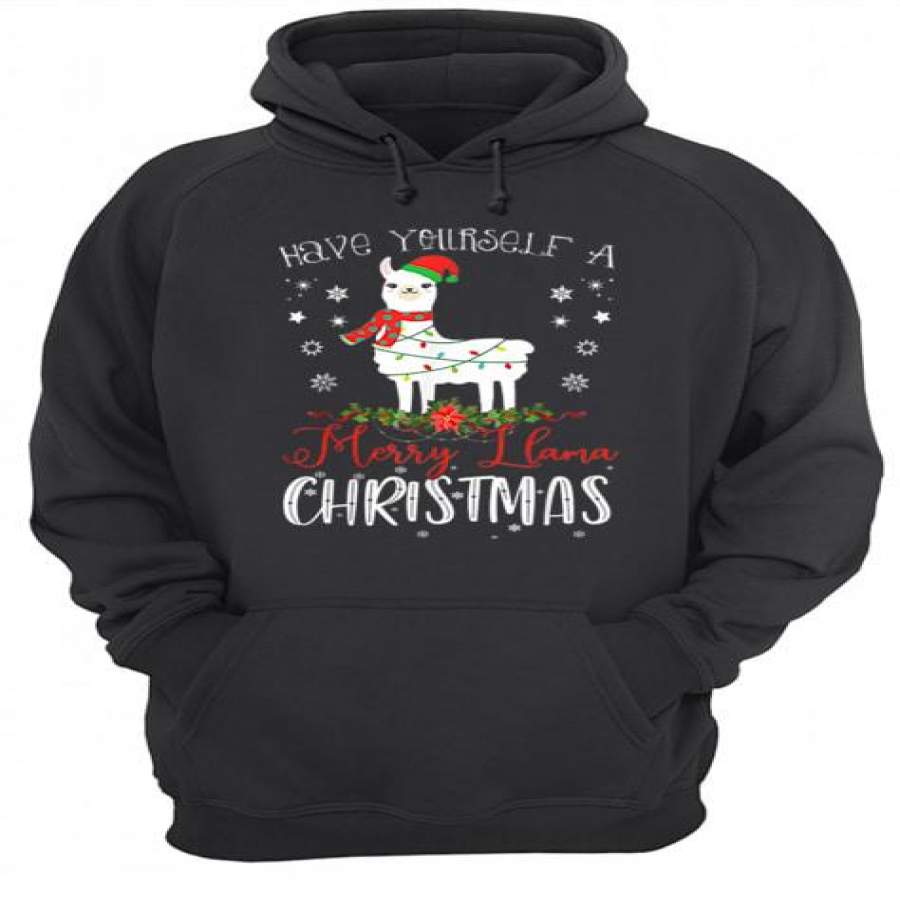 Teeensemble Style - Have Yourself a llama christmas hoodie, christmas shirt, christmas Holiday Shirts, best friend gift, gift for him, christmas gift for her, christmas gift ideas 2019, unisex shirt, plus size shirt