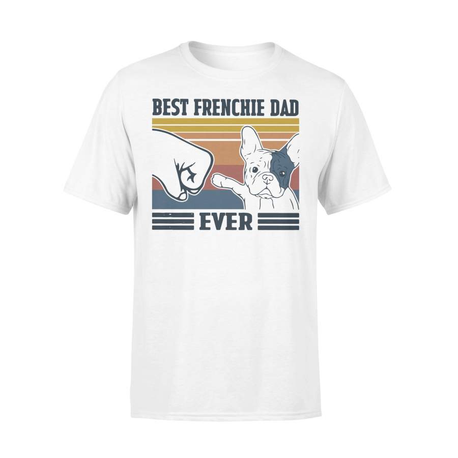 Best Frenchie Dad Ever Vintage T-shirt