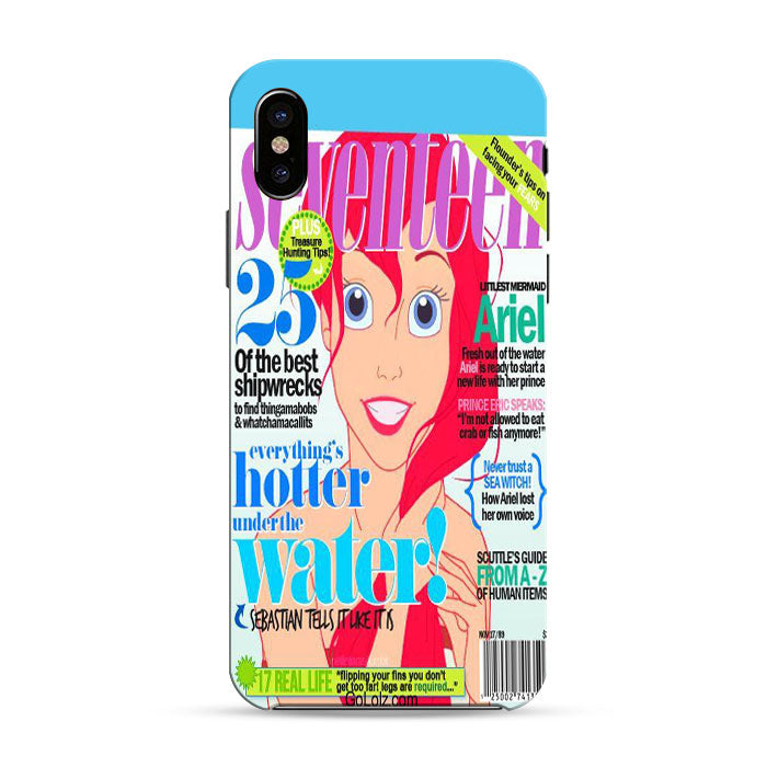 Ariel Seventeen Cover iPhone X 3D Case