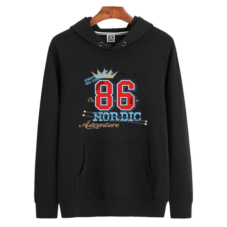 Number 86 Hoodie Winter Sports Clothes Adult Hoodie