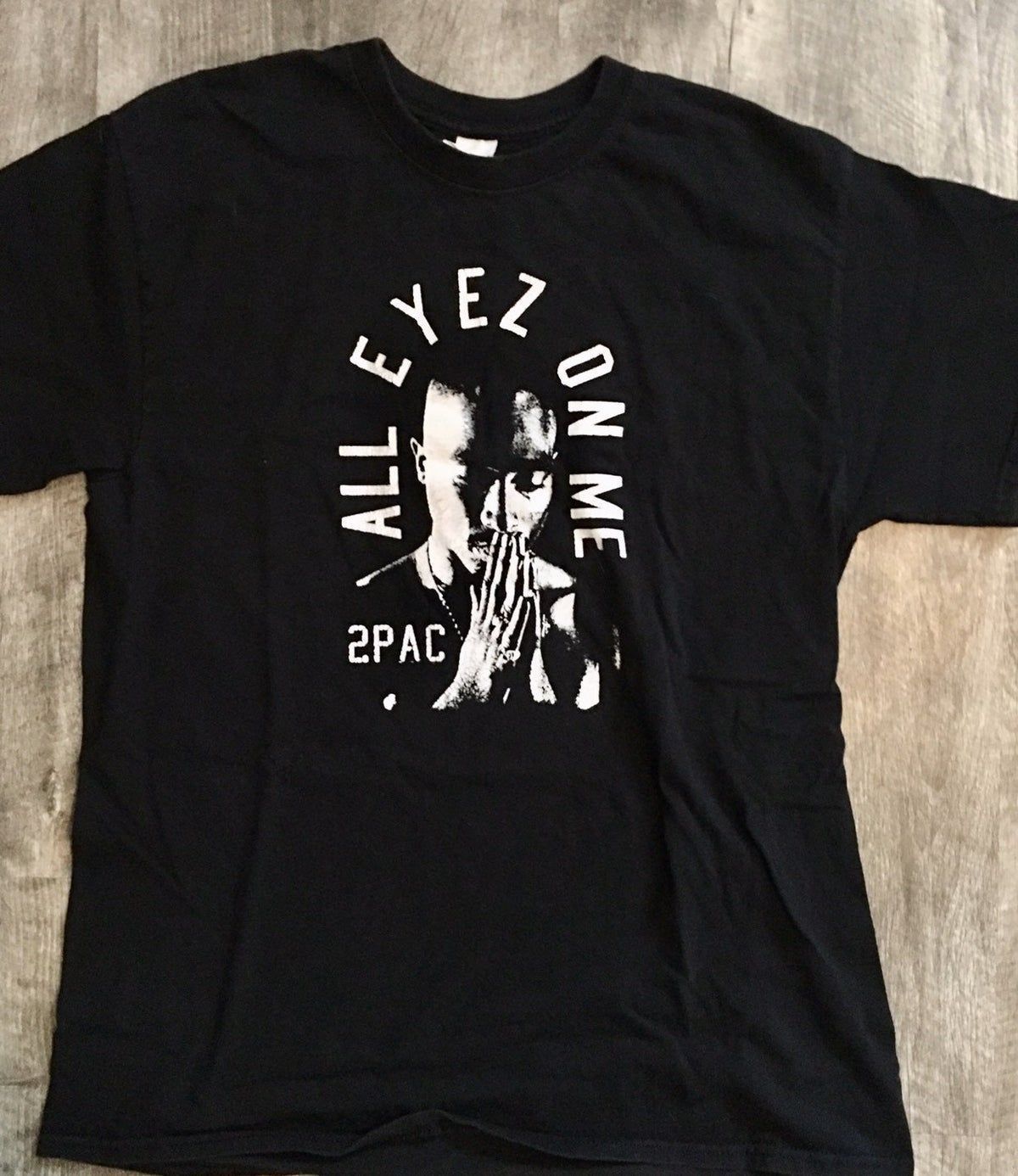 Vtg 2Pac Shirt All Eyez On Me Rap Lar Shirt