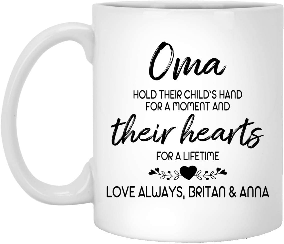 Personalized Oma Coffee Mug – Coffee Mug For Oma – Coffee Mug For Mothers – Family Coffee Mug – Mother’S Day Gift 11Oz