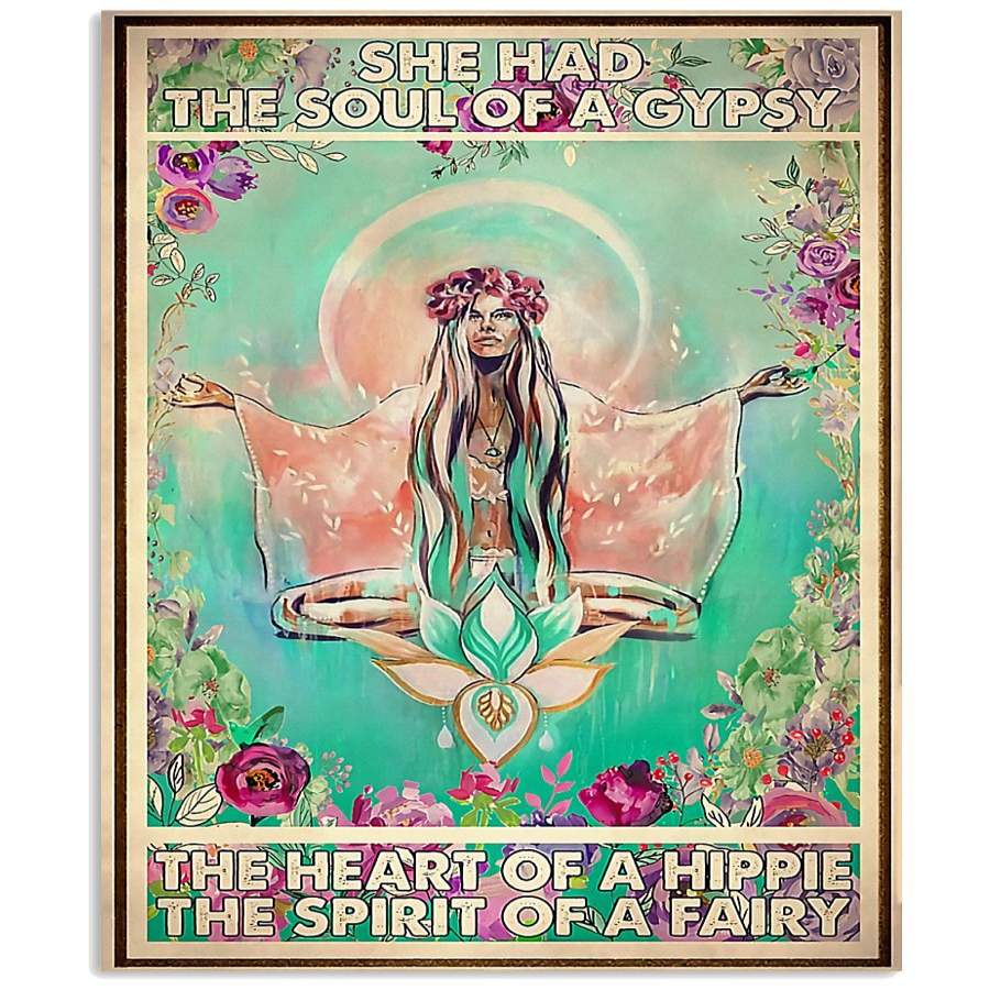 MP0411 – Yoga – She has the soul of a gypsy – Poster