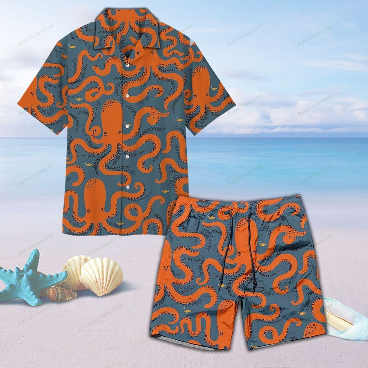 Octopus Unisex Hawaiian Shirt Beach Kraken Hawaiian Ha103552