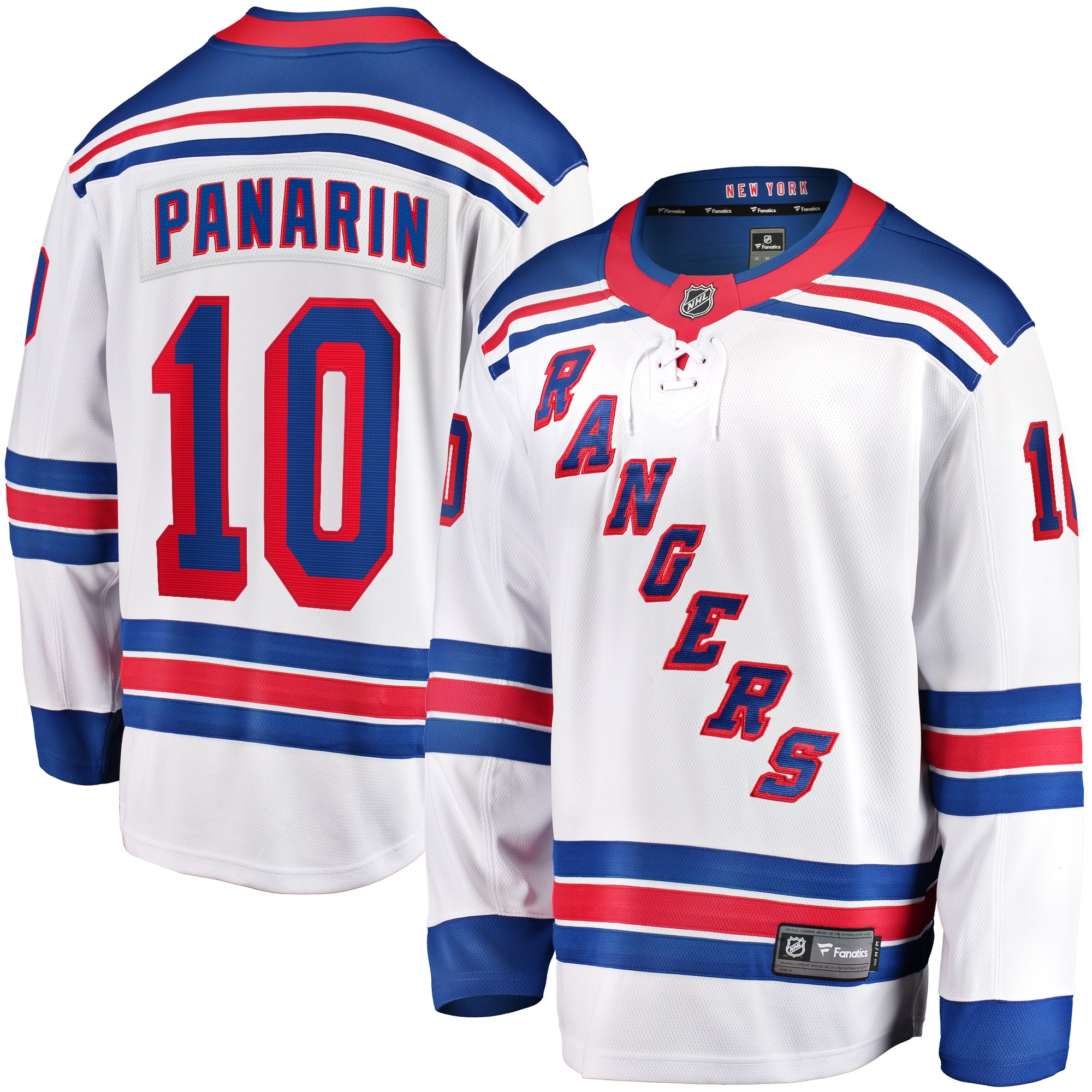 Artemi Panarin New York Rangers Branded Away Premier Breakaway Player Jersey – White