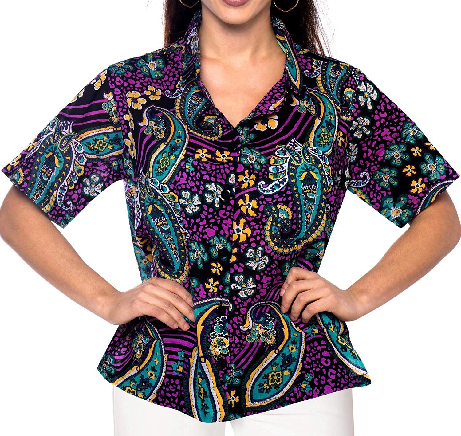 Abstract Purple Amazing Design Hawaii Shirt Ha19012