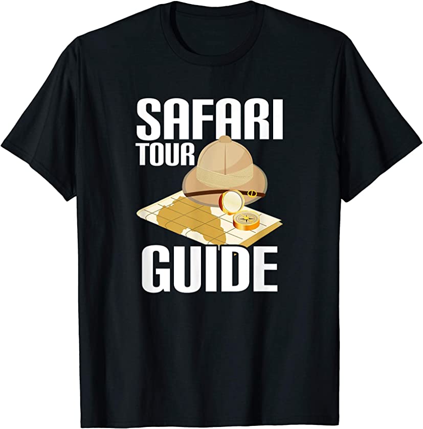 Safari Tour Guide Vacation Animal Lovers T-Shirt