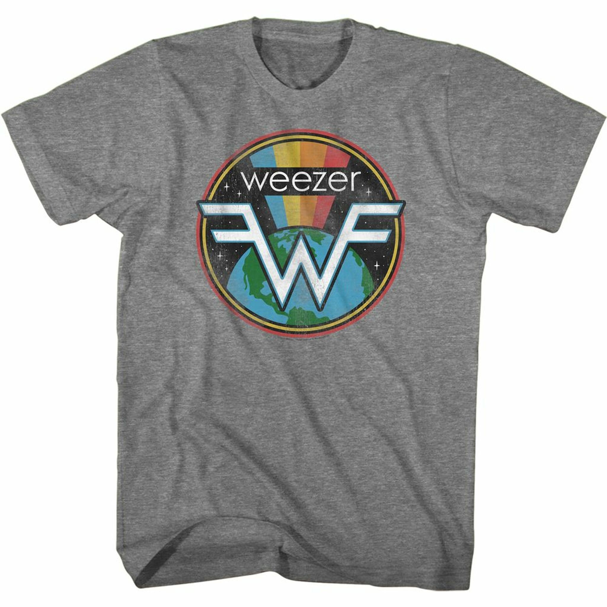 Weezer Space Weez Graphite Heather Adult T-Shirt